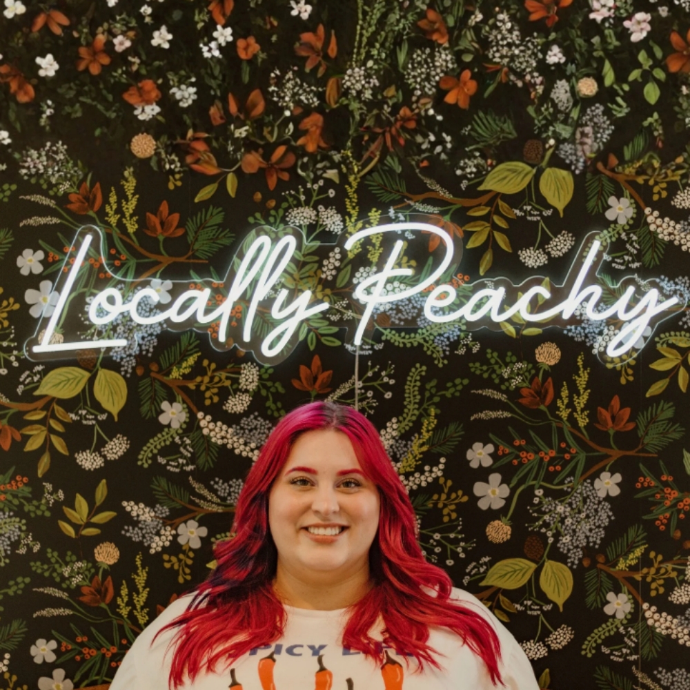 Jillian Miller at Locally Peachy in Newport, KY