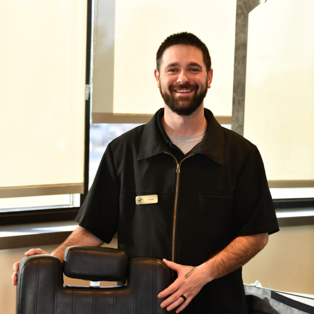 Chase Patrick at Pampered & Polished Salon And Spa in Scottsbluff, NE