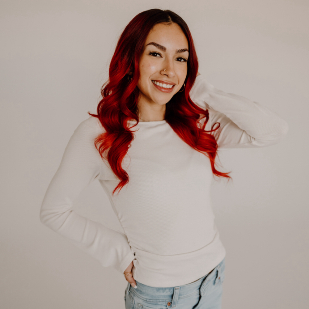 Jazlyn Abeyta at Halo Beauty Bar in Cheyenne, WY