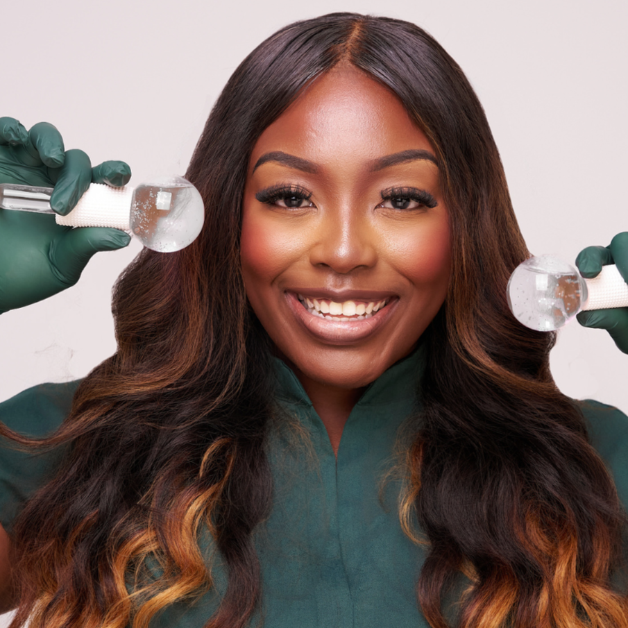 Toya Messam at Olive Glow Esthetics in greenbelt, MD