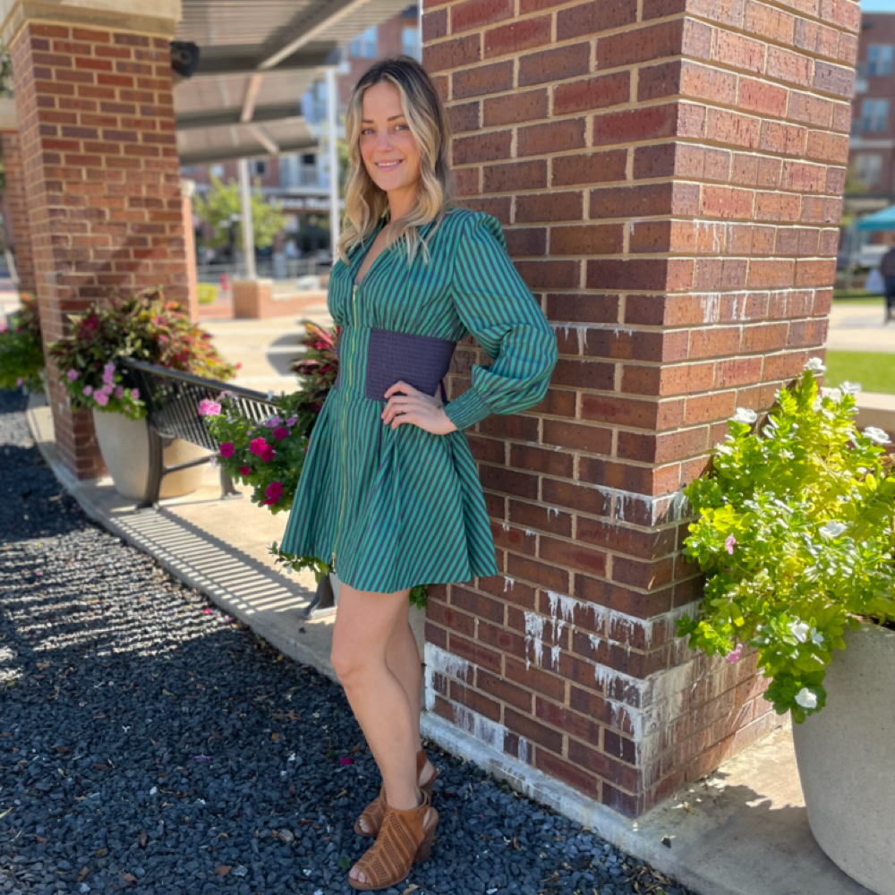 Ashley Funderburg at The Bees Knees Hair Studio in Fort Worth, TX