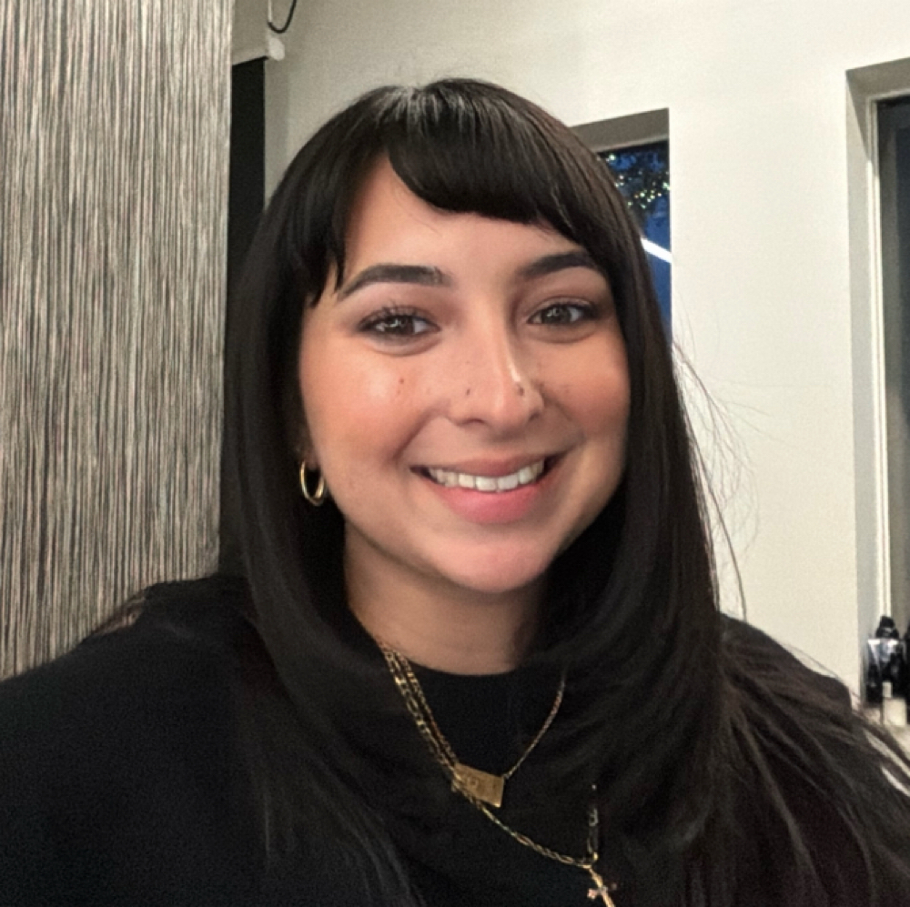 Alexandria Melendez at Hair by Laseta in Dallas, TX