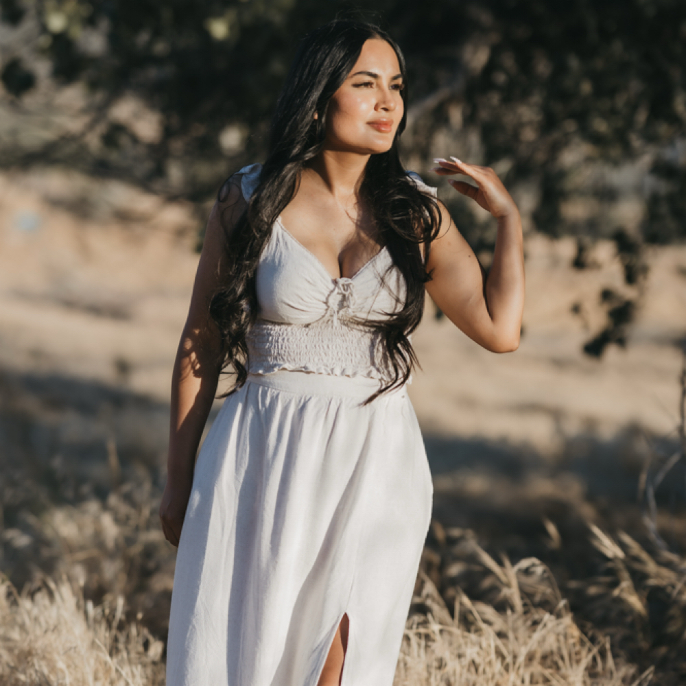Itzel Cortes at Blossomed Beauty Lounge in Hesperia, CA