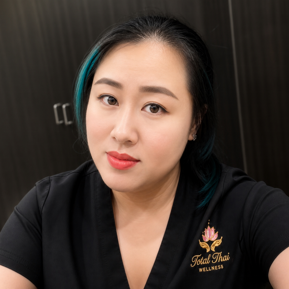 Zilun Huang at Total Thai Wellness in Martinez, GA