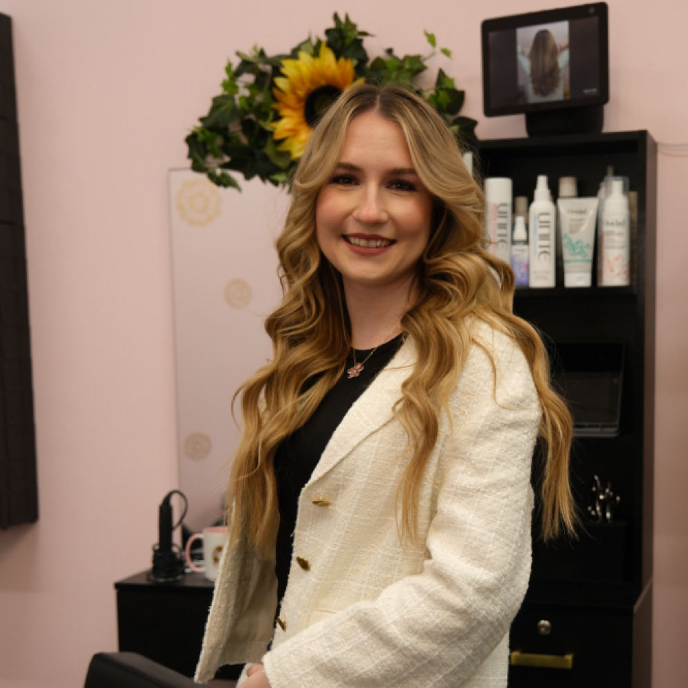 Kasey Eagleton at Kasey’s Sunflower Hair Studio in Arlington, VA