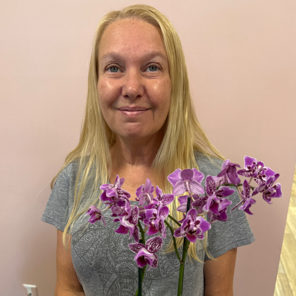 Kim Johnson at Rosewater Wellness Spa in Clarksville, TN