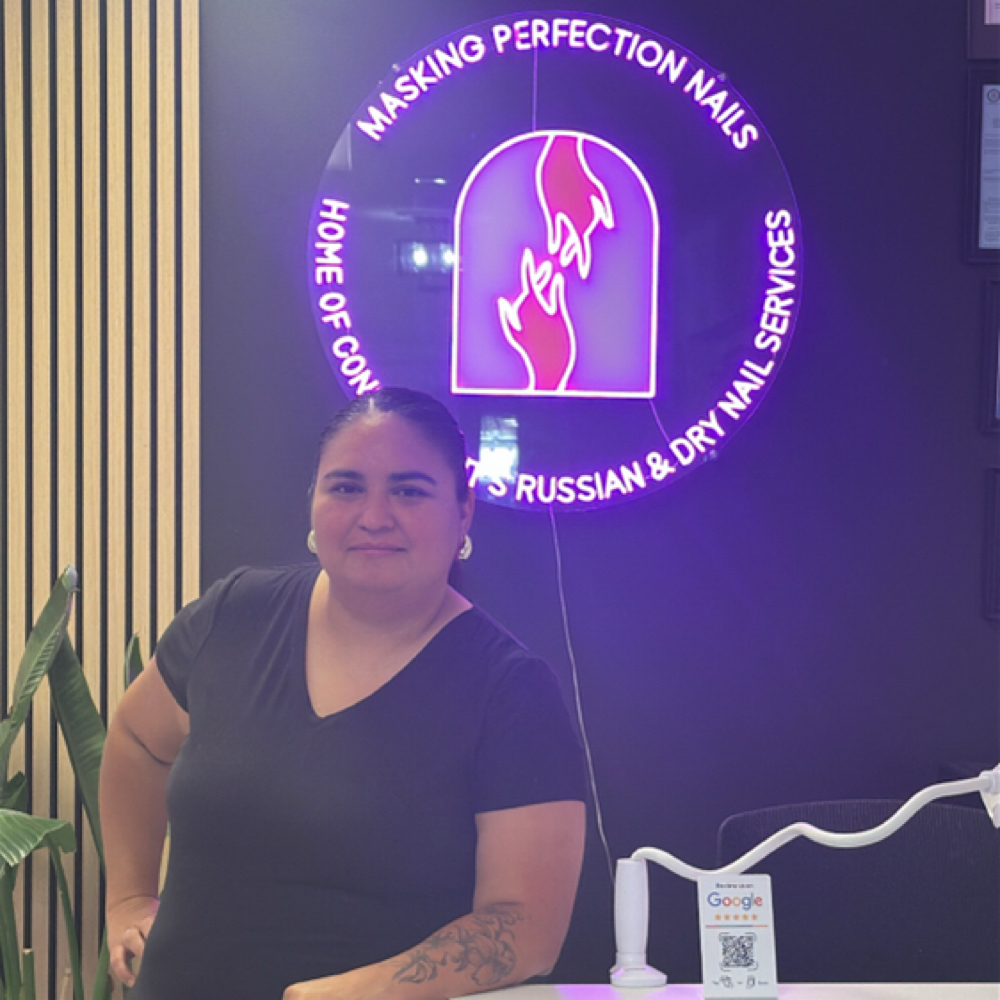 Maria P at Masking Perfection Nails in Hamden, CT