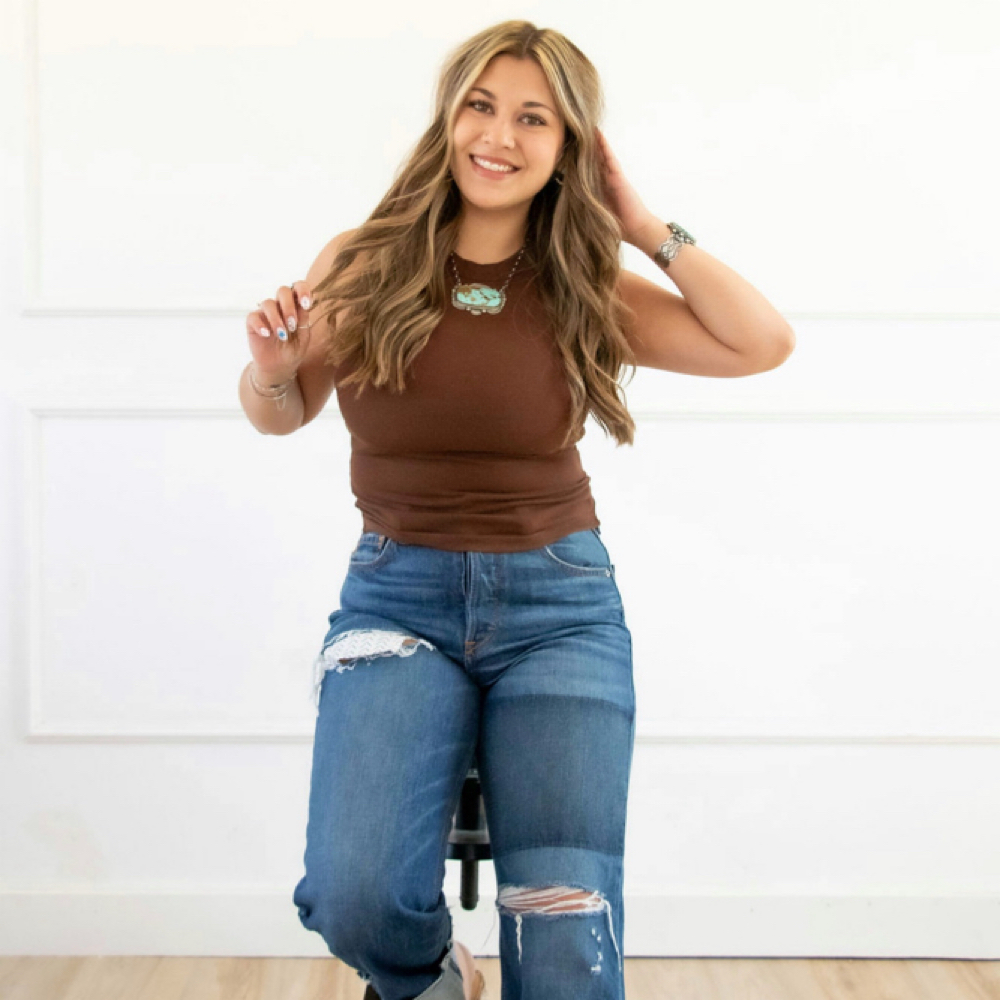 Skylar Calcote at Impressions Beauty Salon in San angelo, TX