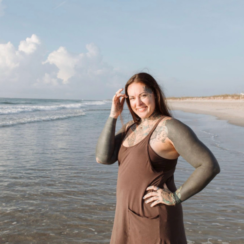Julia Dickens at Smooth Sailing Wax Co. in Wilmington, NC