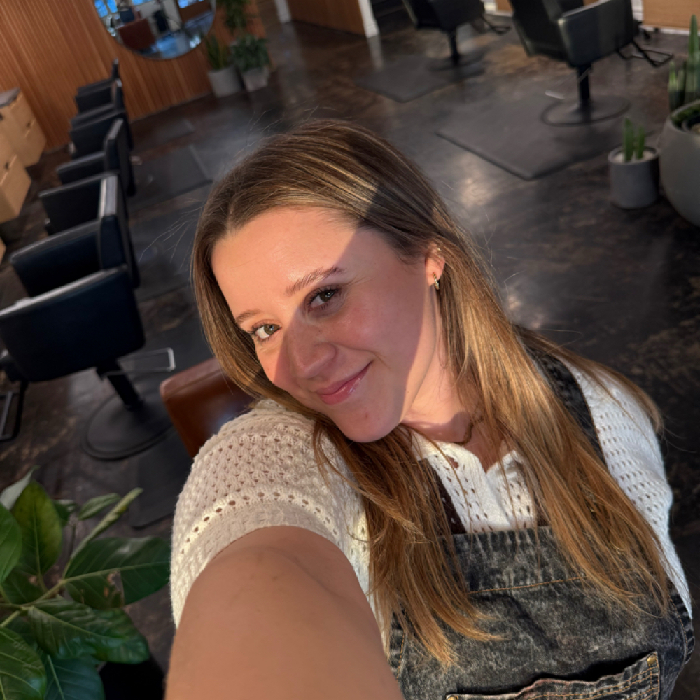 Taylor Sjoberg at Luxe Salon Glendora in Glendora, CA
