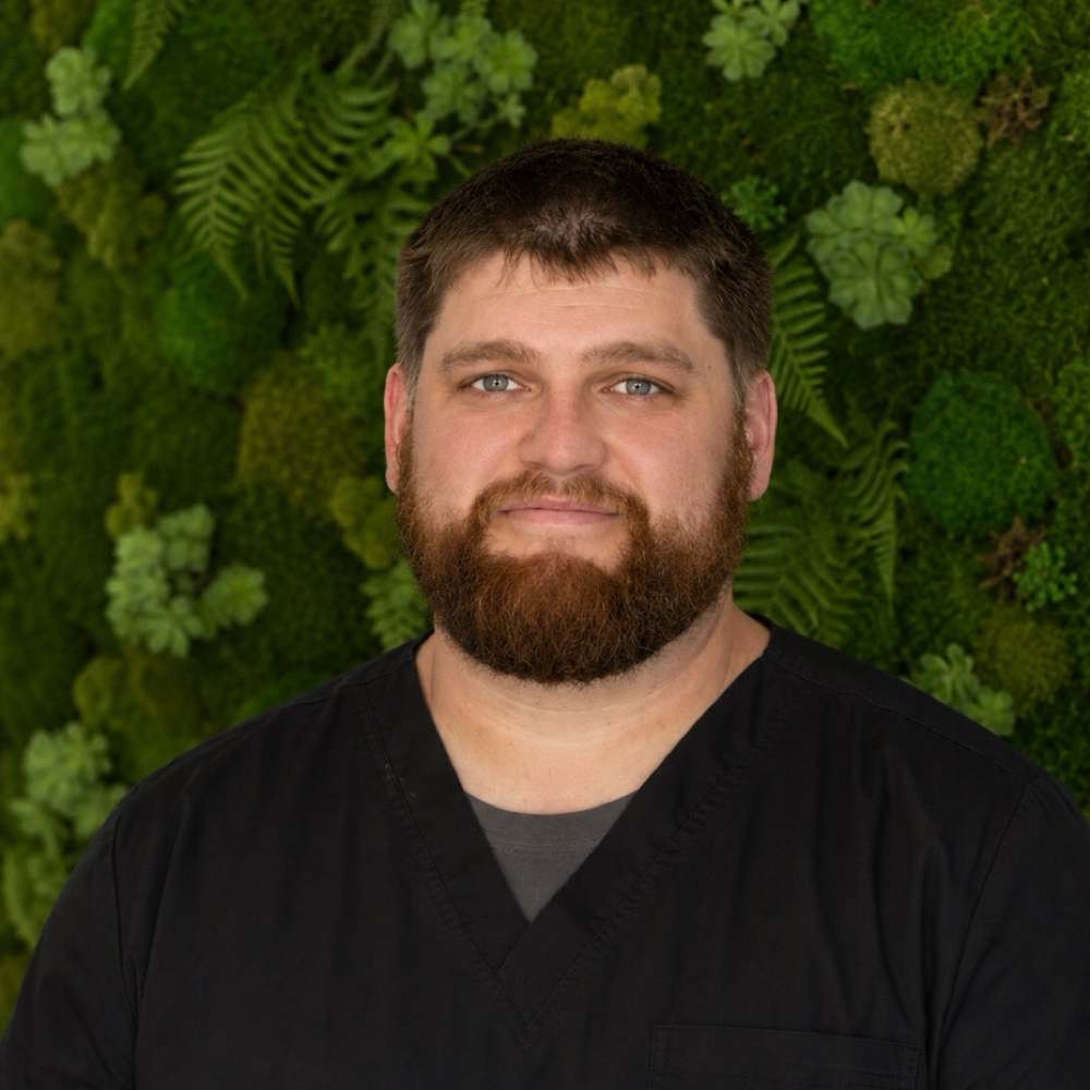 Adam Devore at Salt Of The Earth Spa in Greenwood, IN