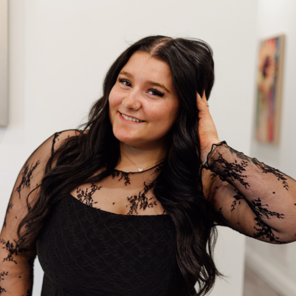 Carmela Lopatka at REBEL HAIR STUDIO in Plainfield, IL