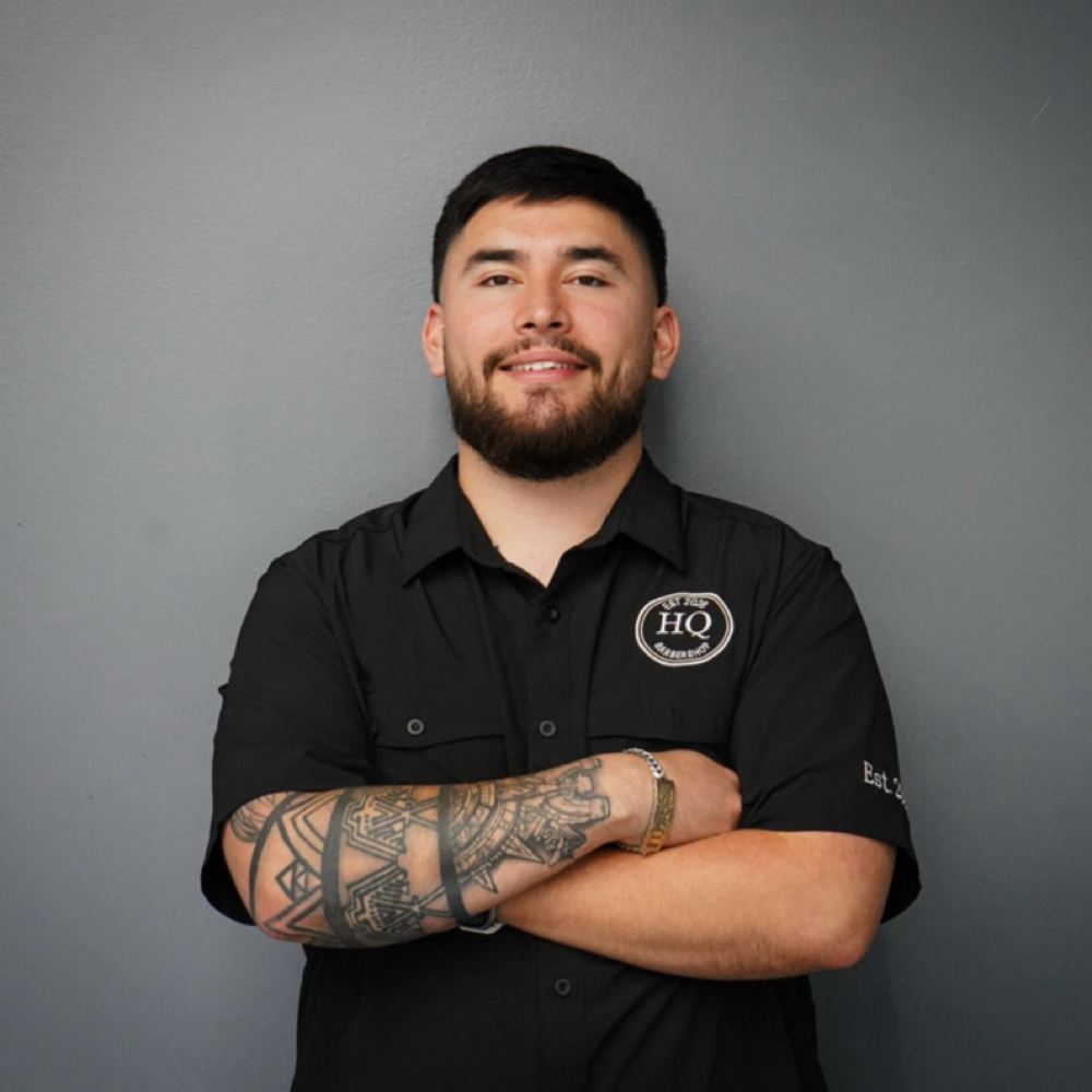 Benito Avila at HQ barbershop in Magnolia, TX