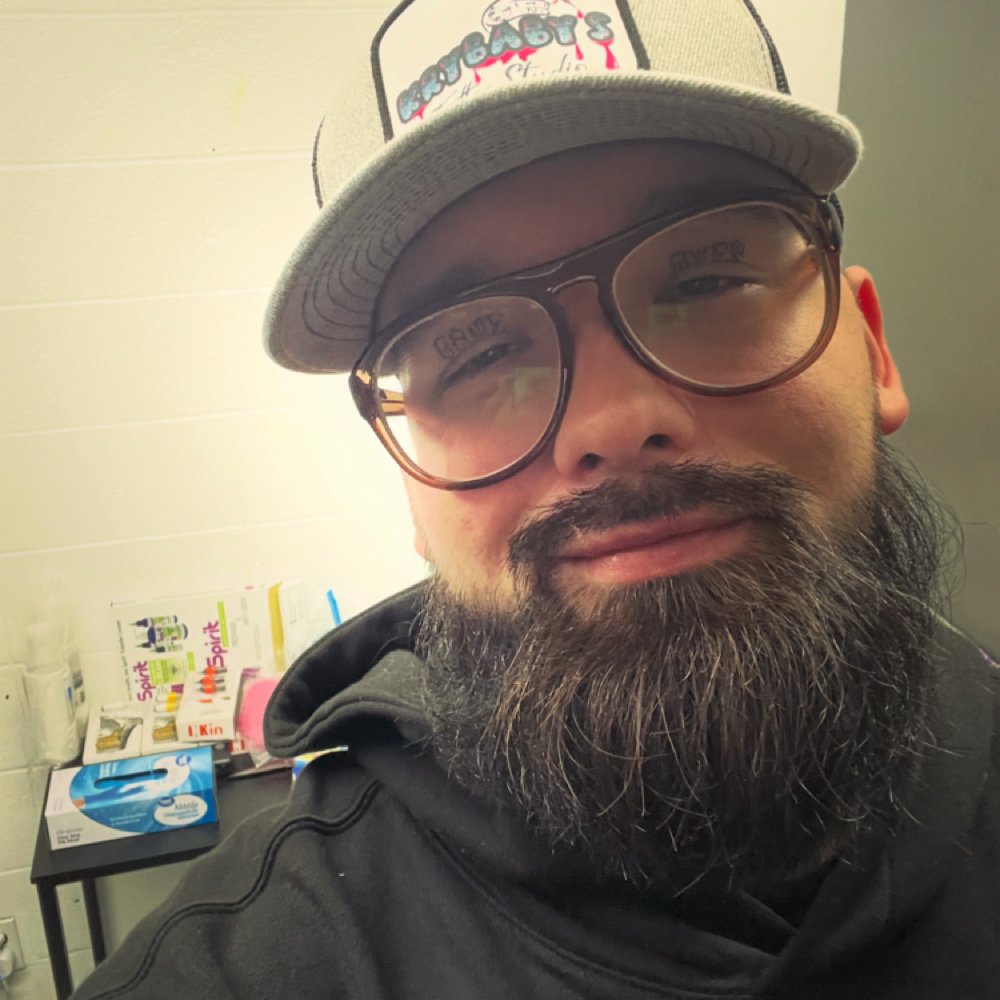 Boog Knows at Krybabys Tattoo Studio in Warr Acres, OK