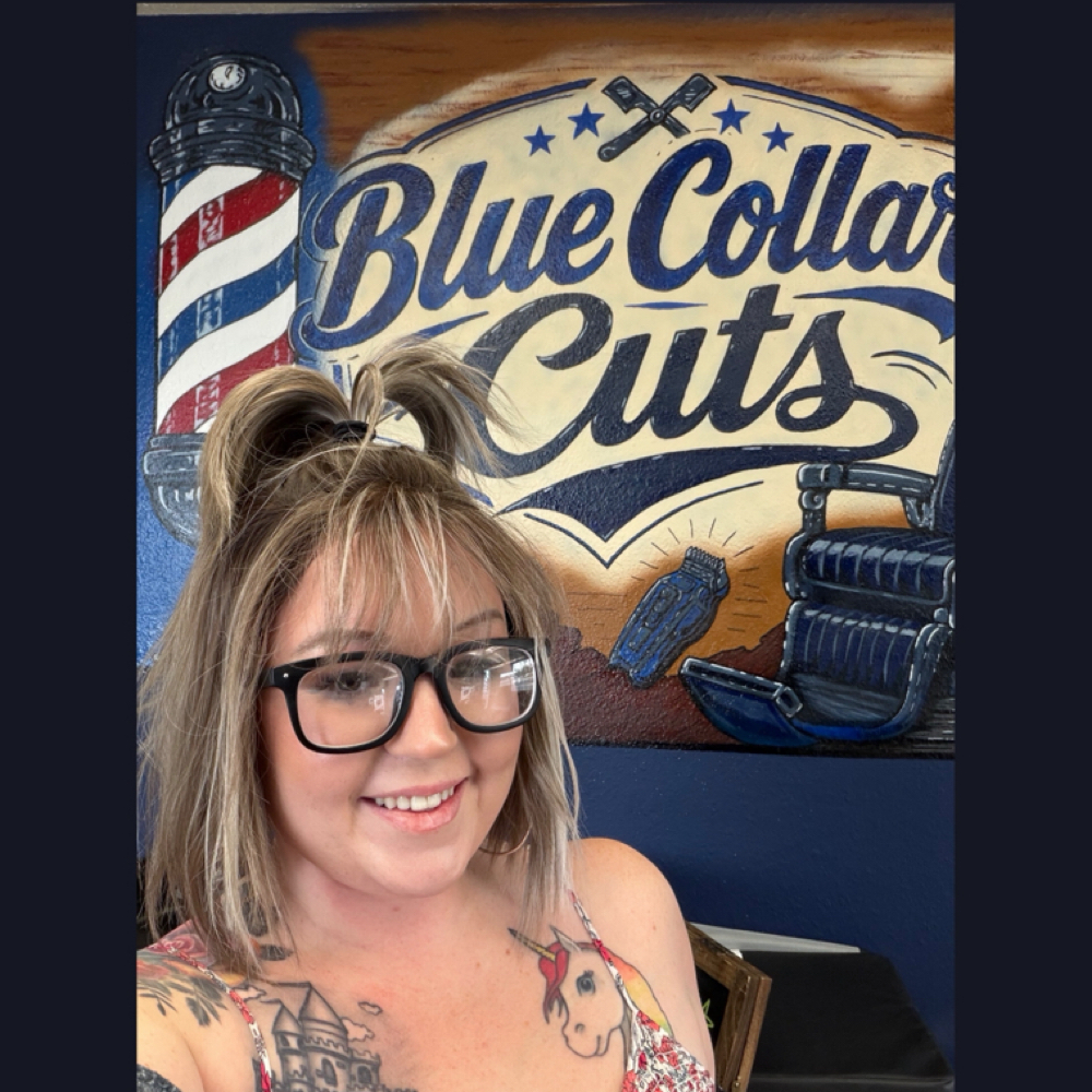 Jessica G at Blue Collar Cuts Salon & Barber in Twin Falls, ID
