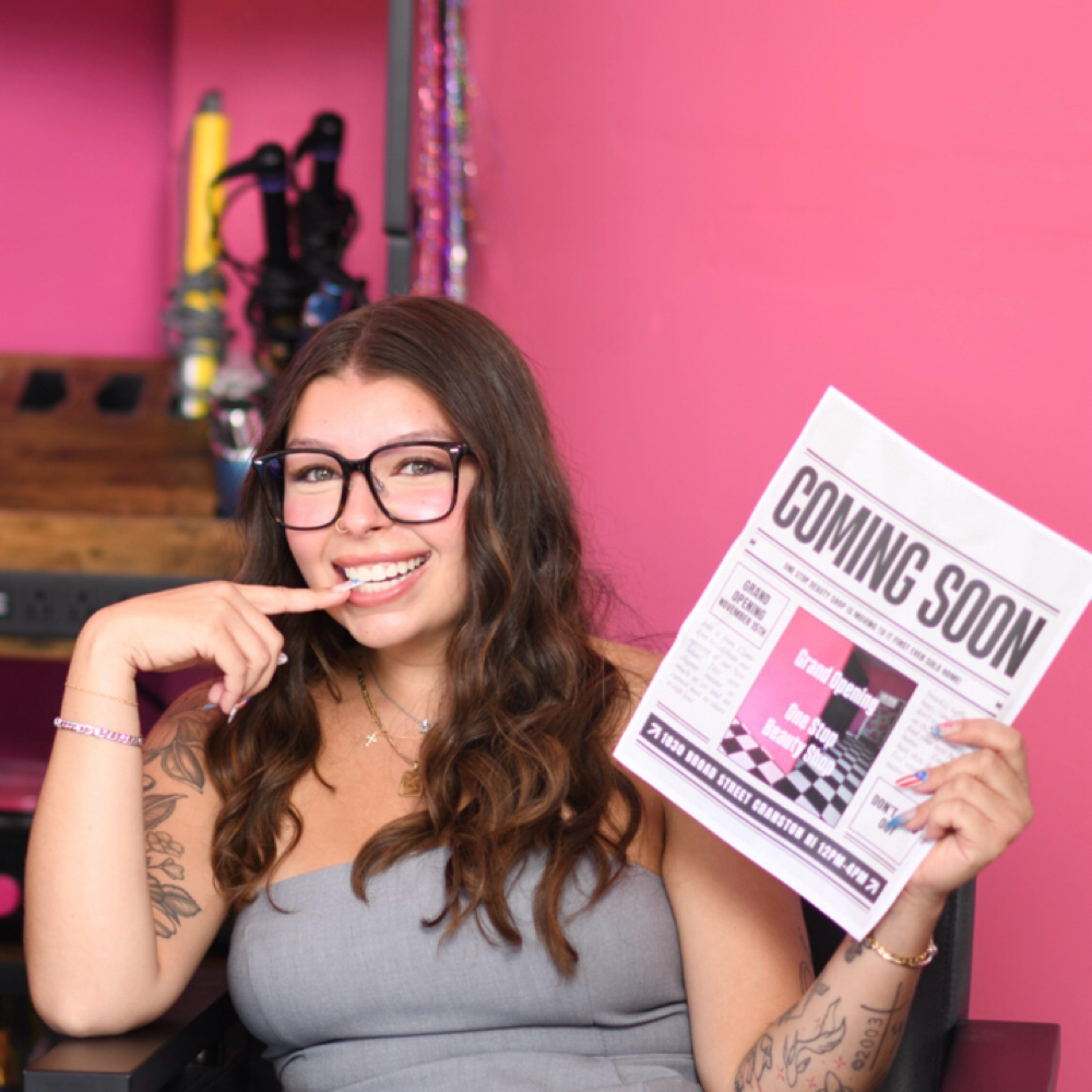 Kaily Torres at One Stop Beauty Shop in Cranston, RI