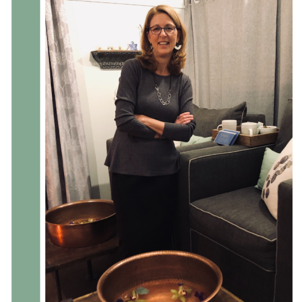 Sue Perry-Bannon at Sole to Soul Foot Spa in Newburyport, MA
