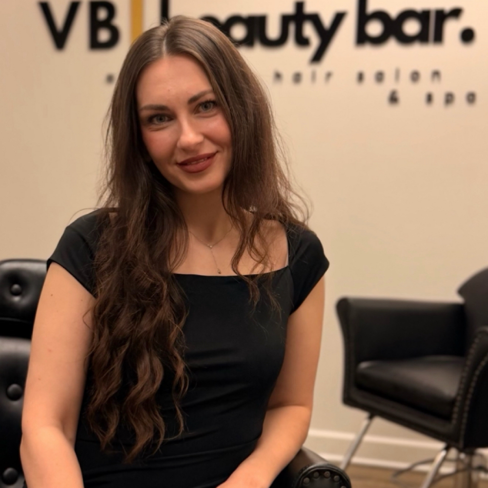 Iryna Romanska at VB beauty bar in Wheaton, IL