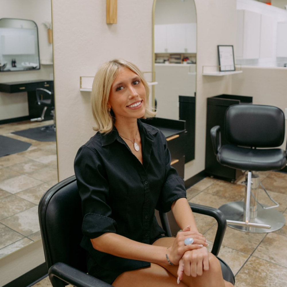 Allie Williams at The Remedy Beauty Lounge in Gilbert, AZ
