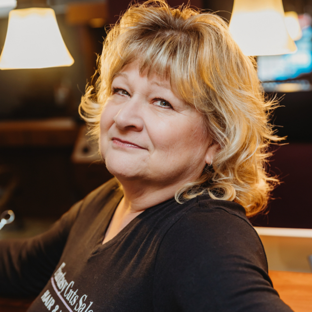 April Jones at Fantasy Cuts Salon in Clinton, MO