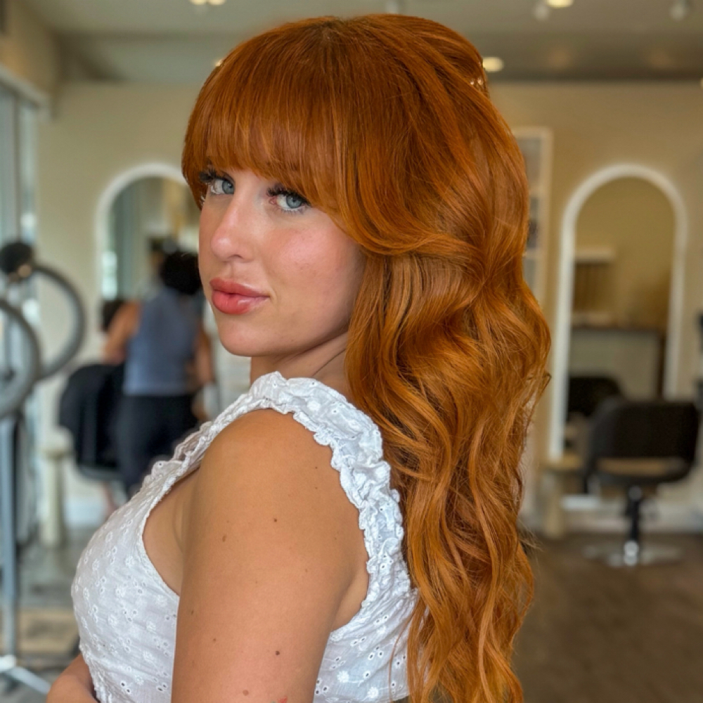 Charlotte Eisele at Alkali Salon in Santa Ana, CA