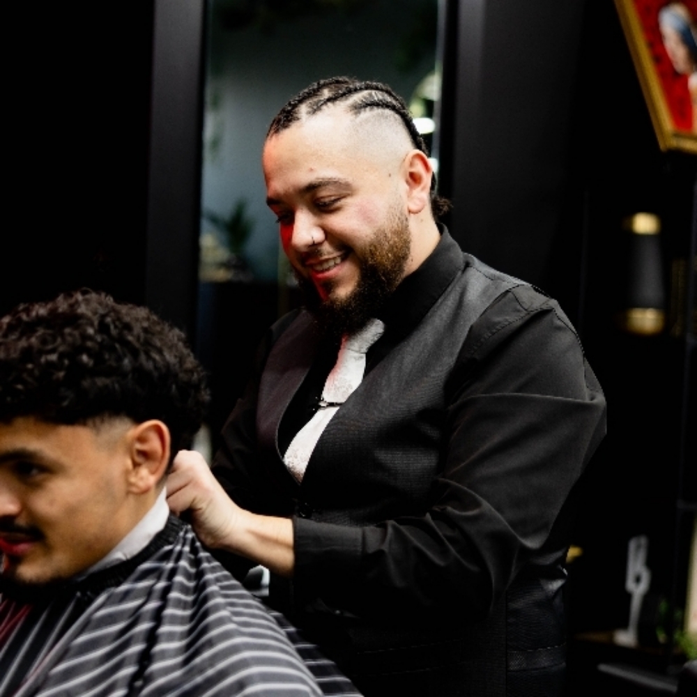 Stephen Pitcher at Tailored Barber Co. in Roy, UT