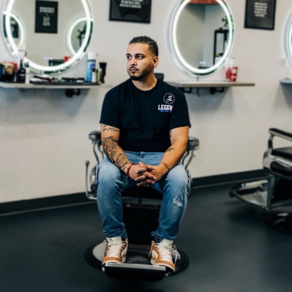 German Carrasco at Legends Mdrn Hair Studio in Joliet, IL