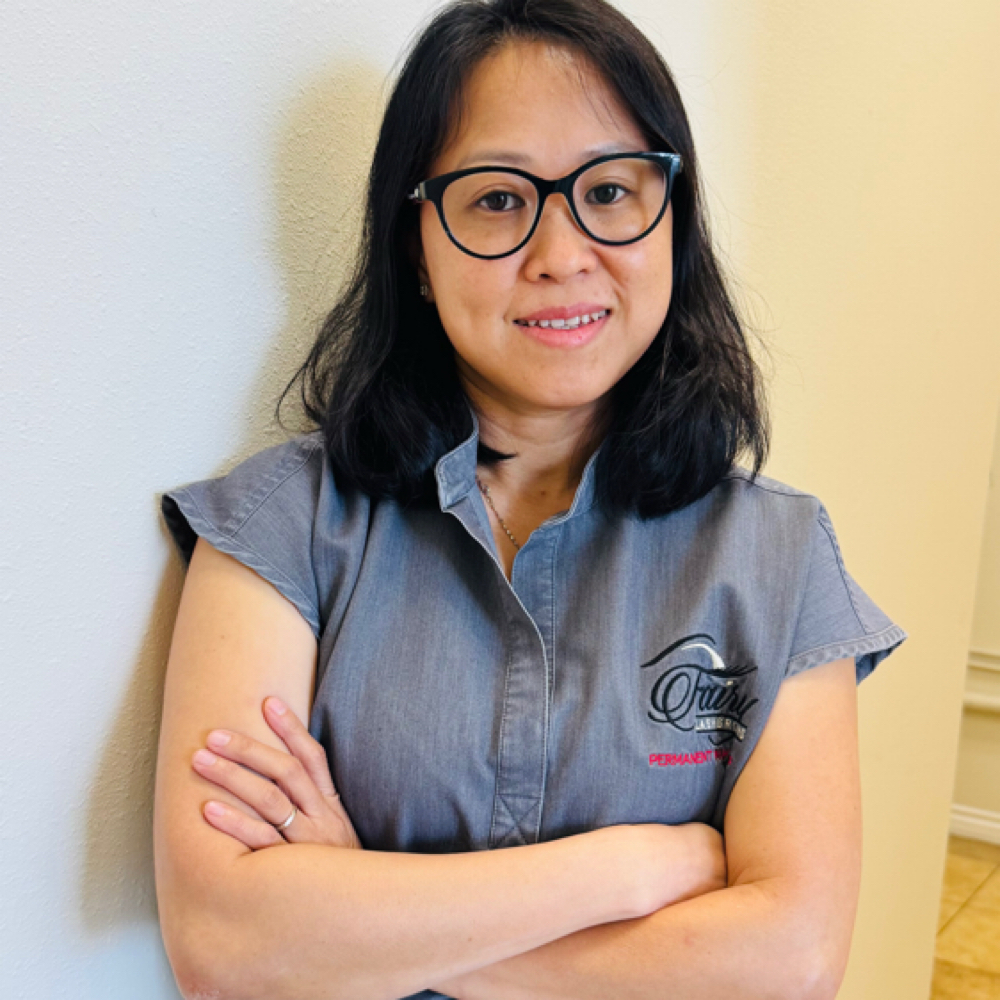 Annie Nguyen at Fairy Lashbrows in Huntington Beach, CA