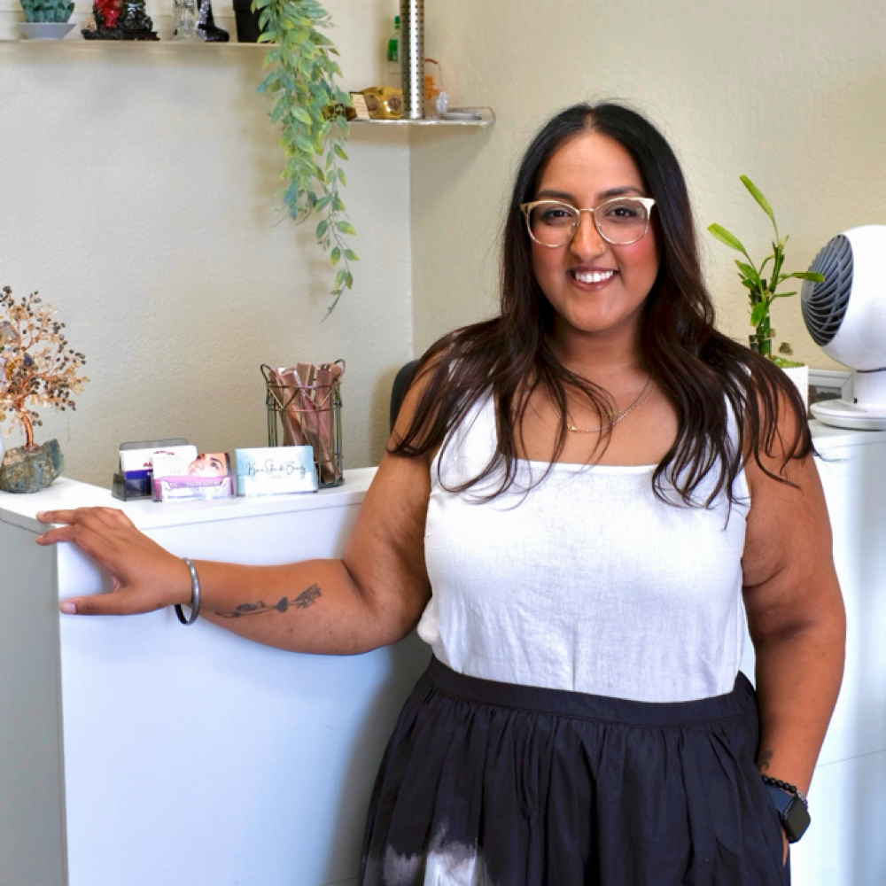 Jasmine Kaur at Jas Threading in Carmichael, CA