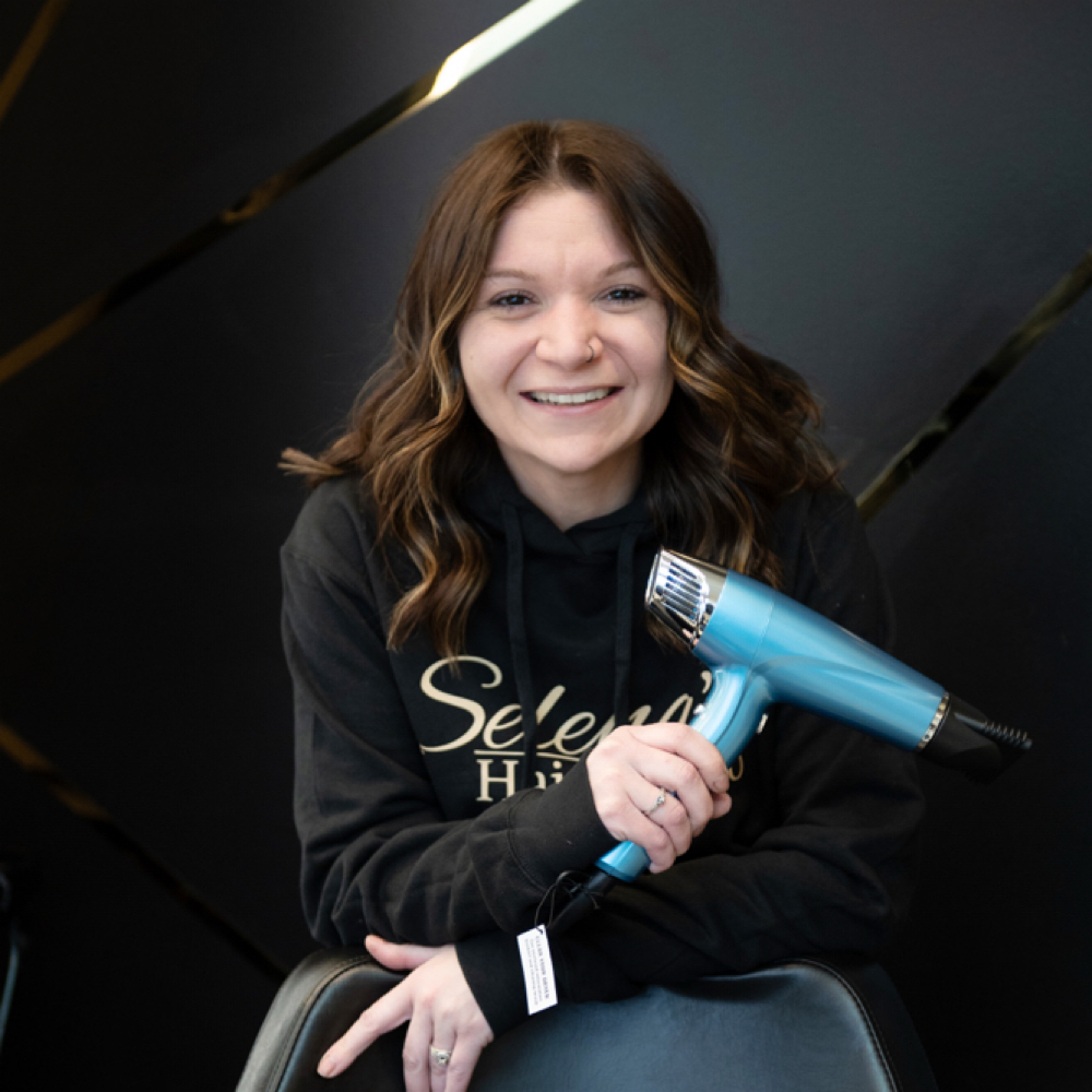 Kasey Evans at Selena’s Hair Studio in hainesport, NJ