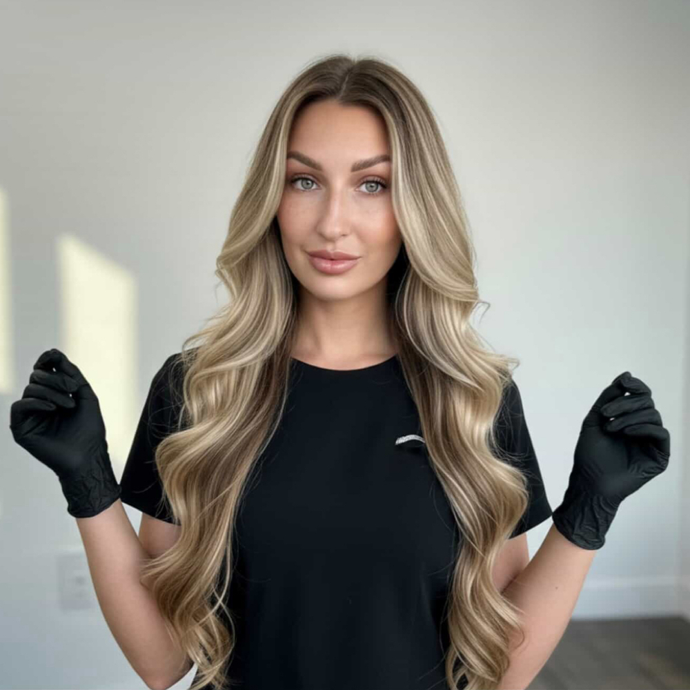 Mariia Klymenko at JUVU BEAUTY in Irvine, CA