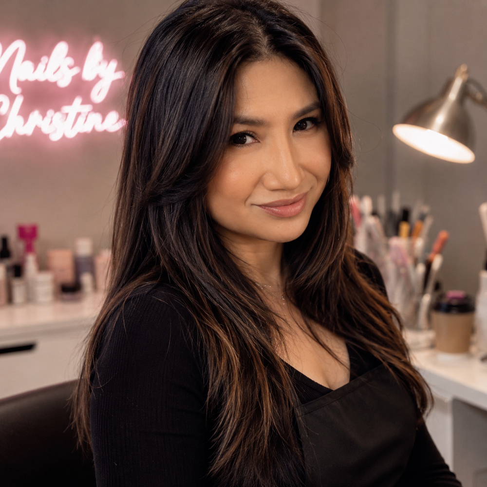CHRISTINE K at LE BRONZE BEAUTY BAR in LOS ANGELES, CA