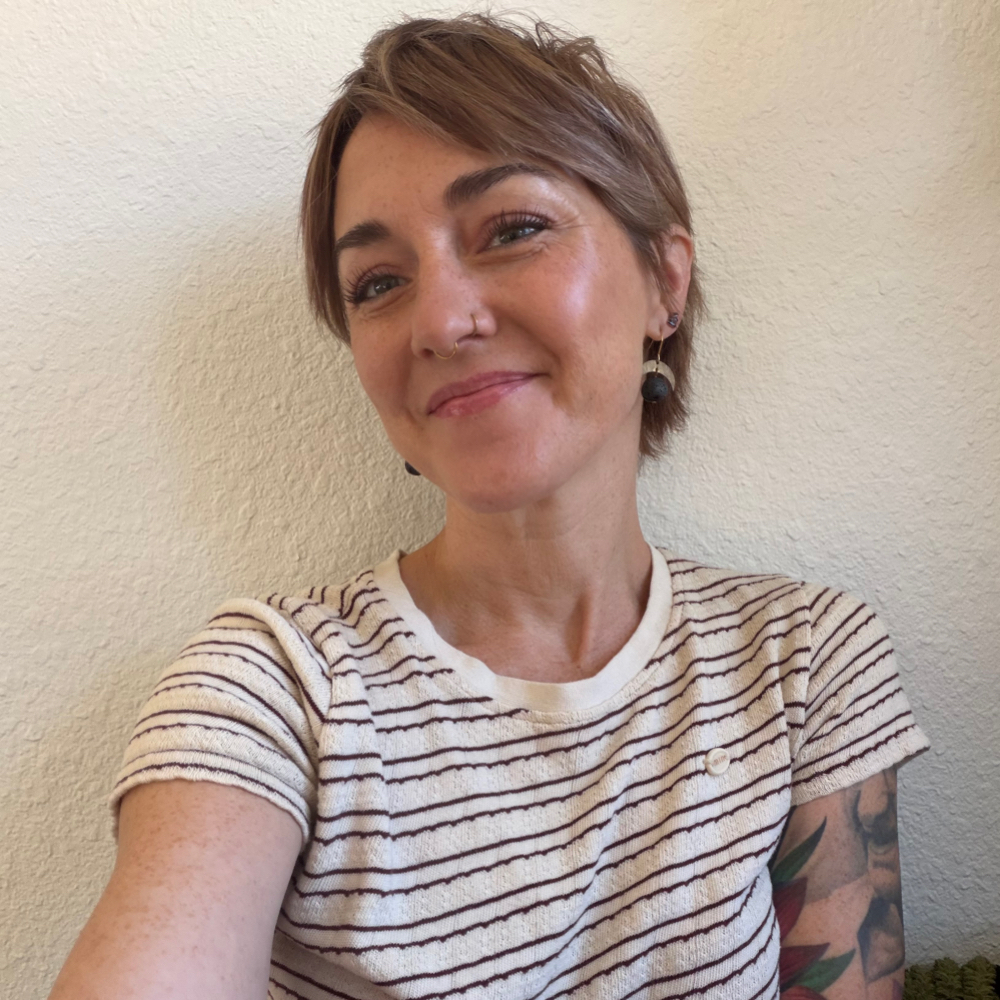 Genn Livermore at Thistle and Poppy Salon in Boise, ID