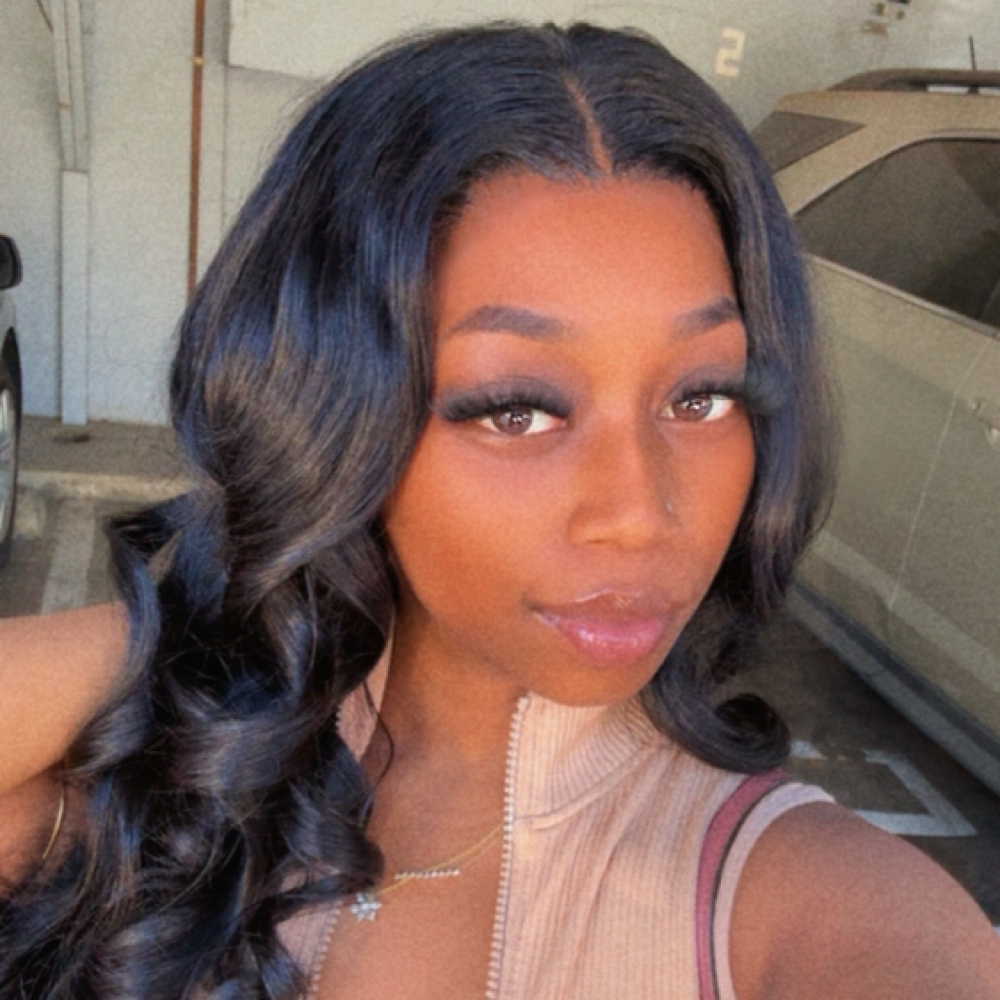 Kayla Griffith at Africana Star Salon in Los Angeles, CA