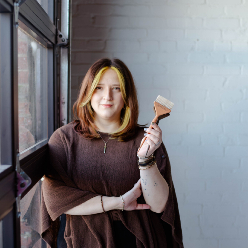 Emily Nessmith at Volume Beauty Lounge in Augusta, GA