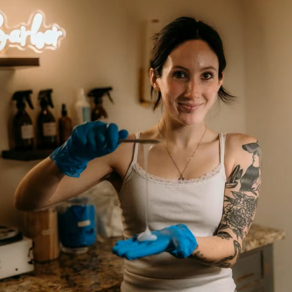 Dahlia Wright - The Bush Barber at Love It or Lose It Tattoo and Body Spa in Royse City, TX