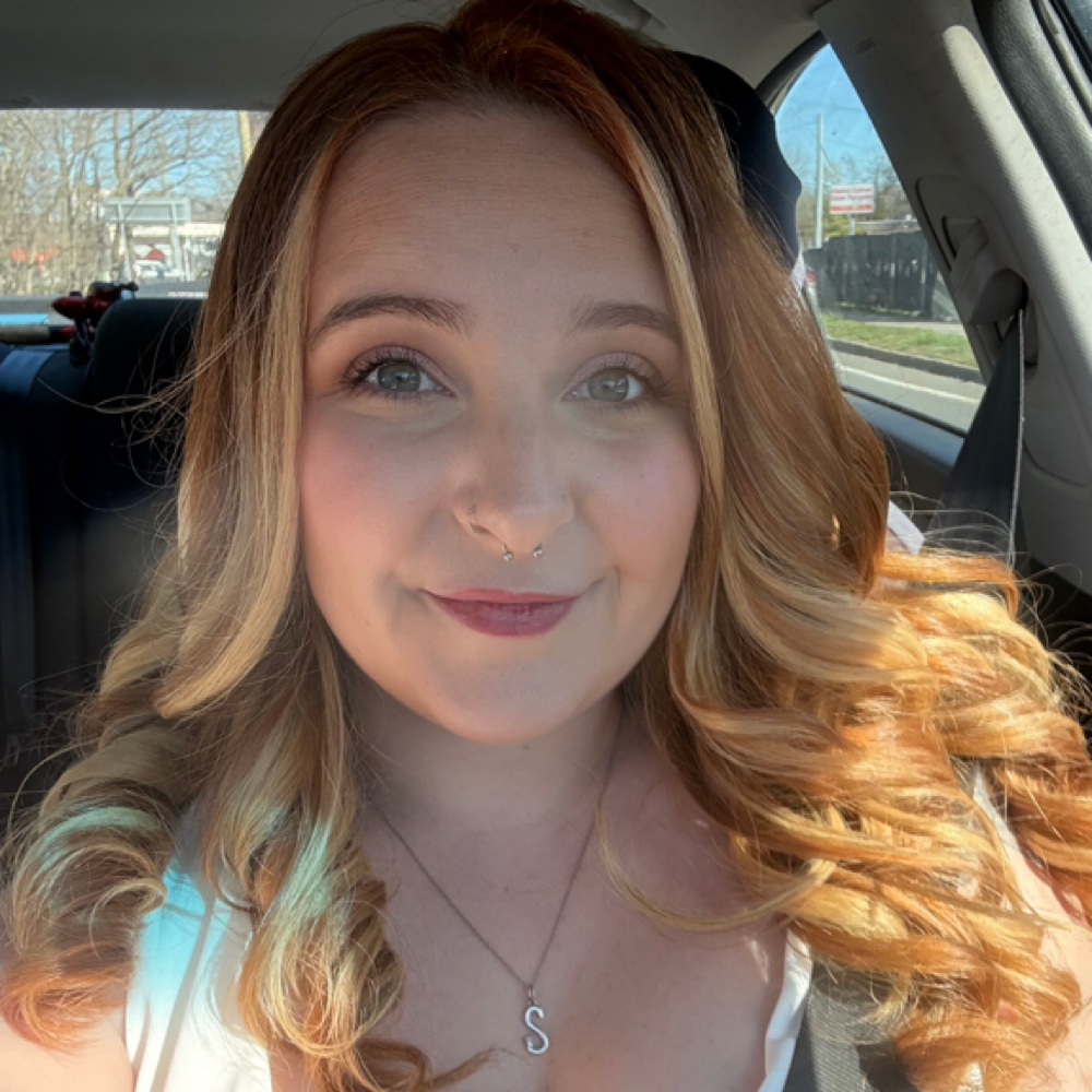 Cassidy Hughes at Raelene's Hair Studio in East Moriches, NY