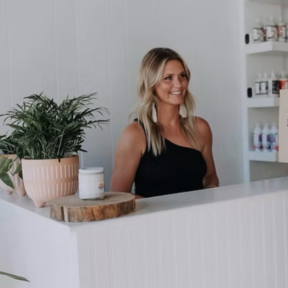 Kate Mondor at influx salon in Merrimac, MA