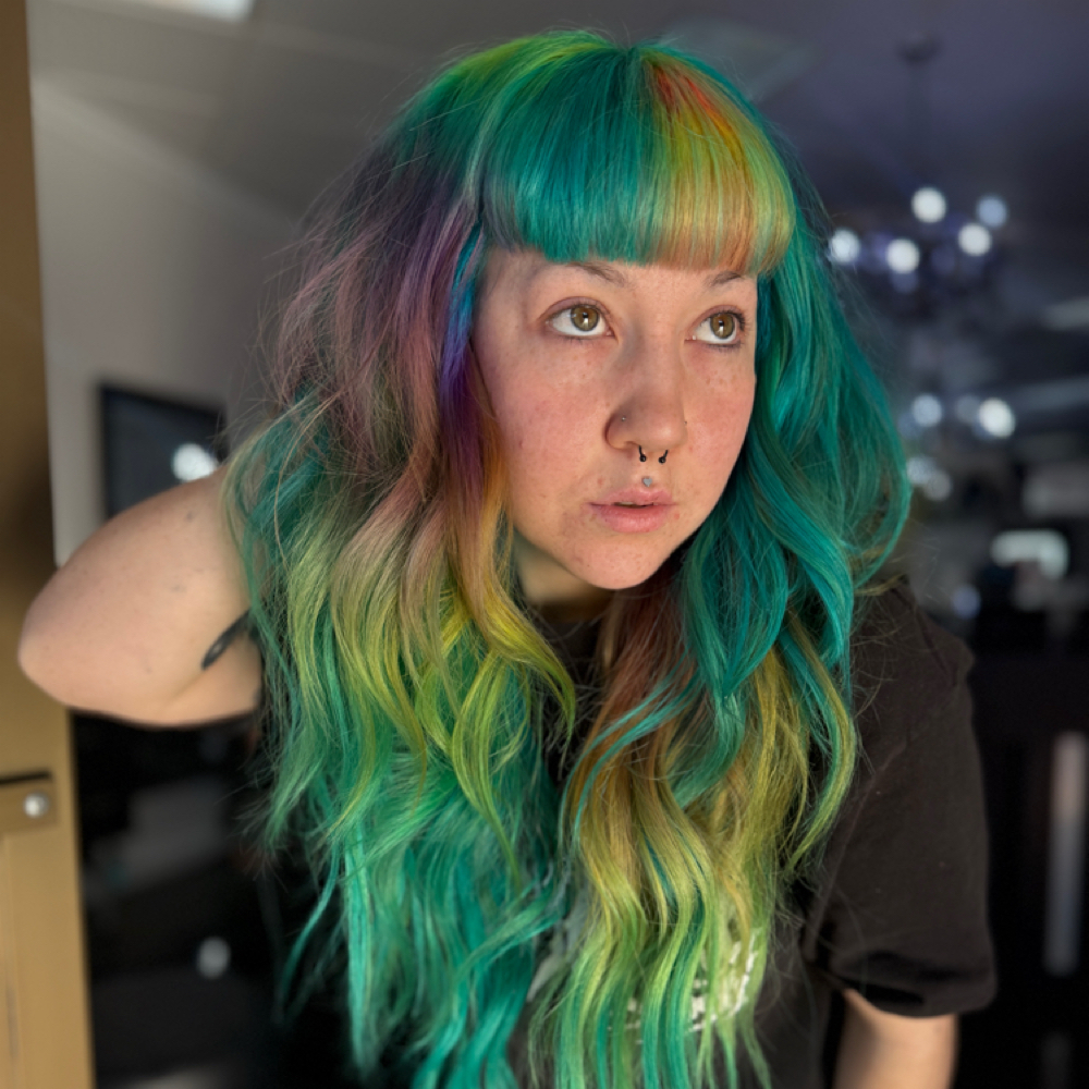 Audrey Islas at Alkali Salon in Santa Ana, CA