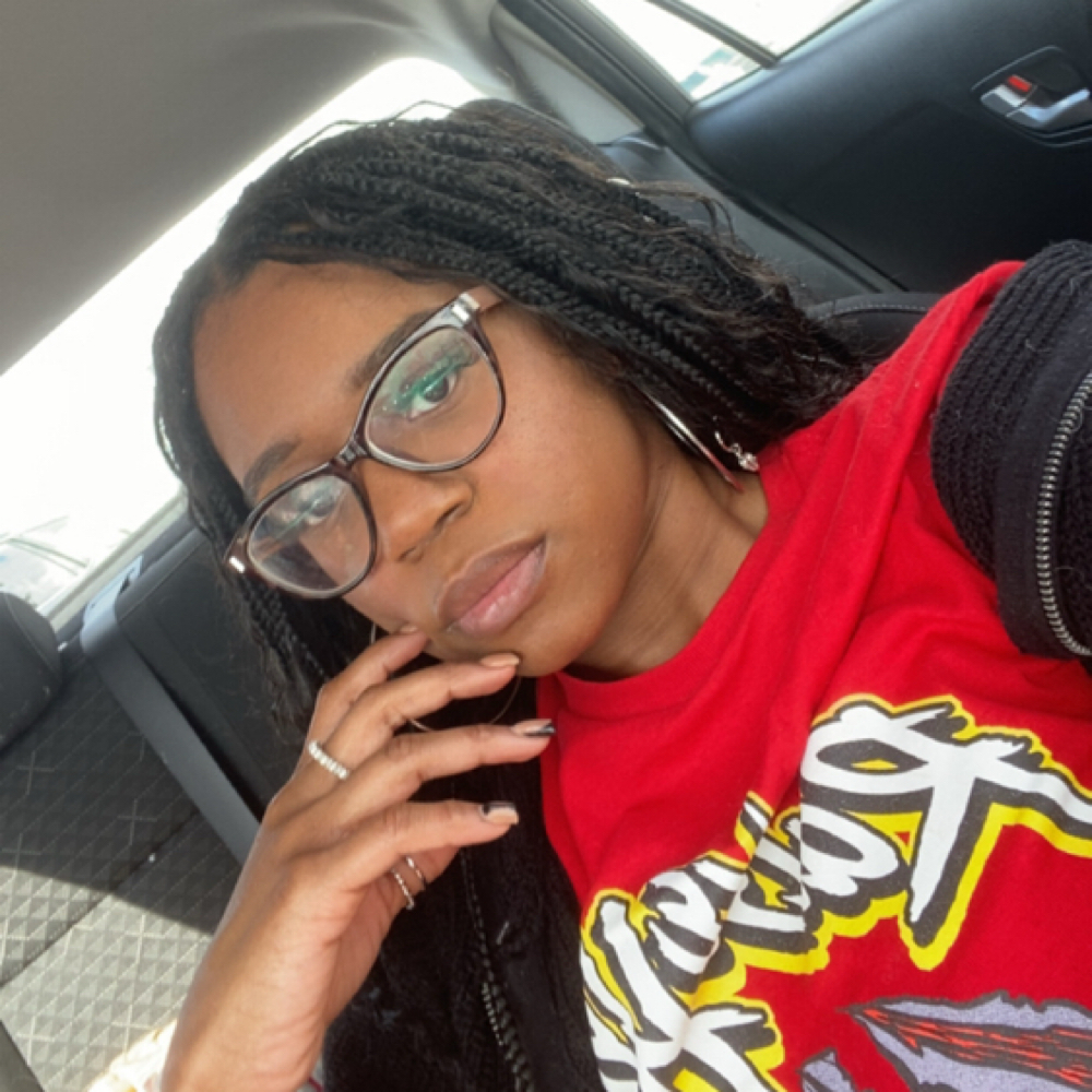 Nydirah Tribble at The Oasis Natural Hair Salon in Gibsonville, NC