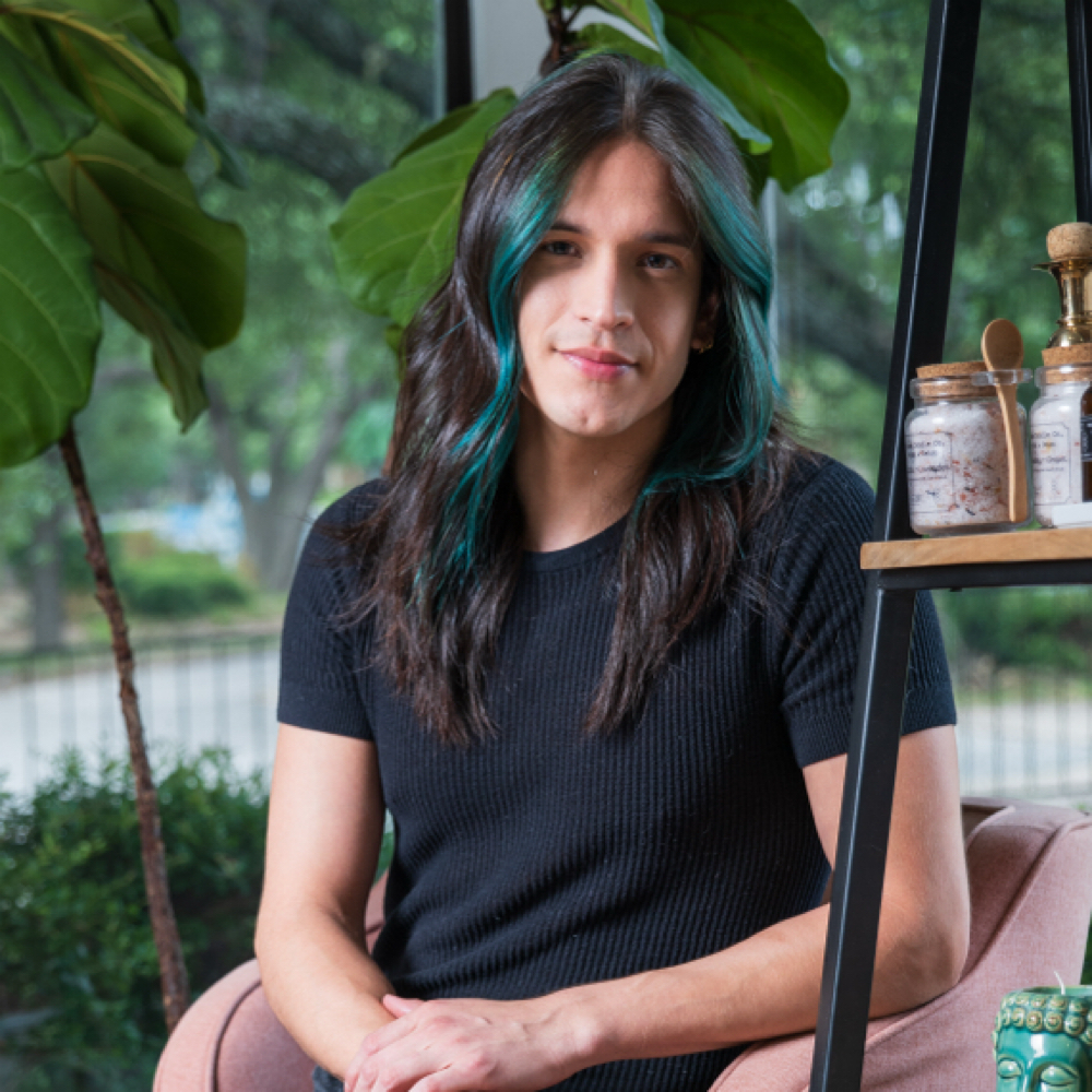 Nick Silva at Layer Beauty Boutique in Austin, TX