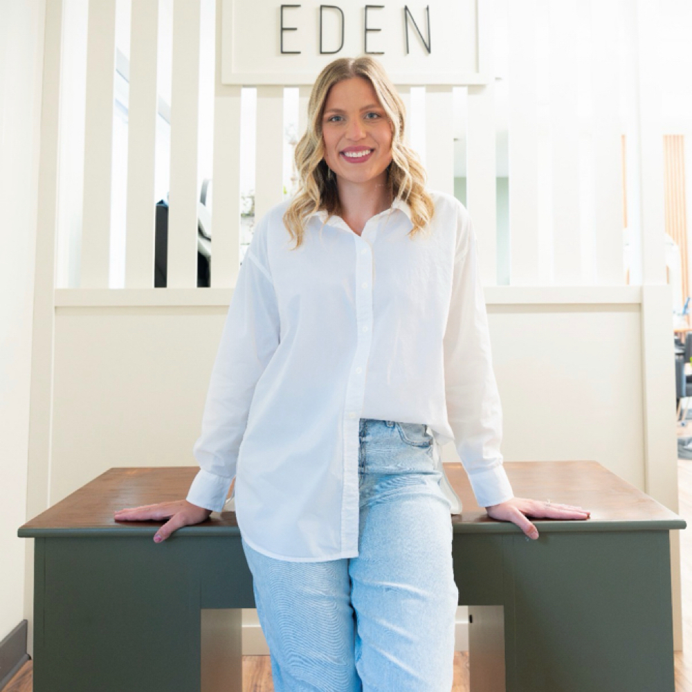 Ellie Marshall at Salon Eden in Demotte, IN