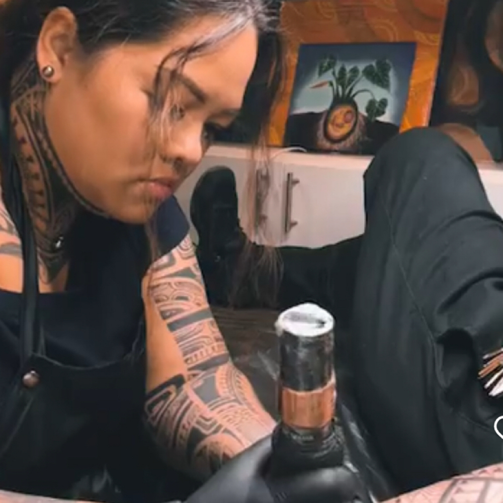 Healoha “Lindelle” Kamanu at Lokahi Studios in Las Vegas, NV