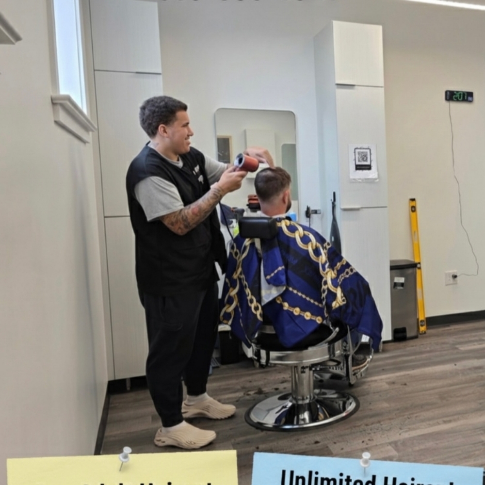 Lil Jeff at The Fade Factory Barbershop Chalfont in Chalfont, PA