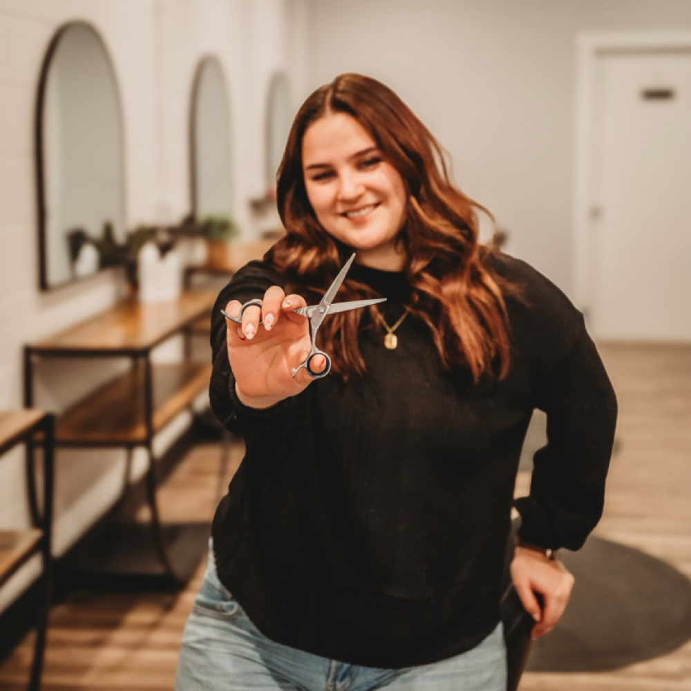 Casey House at Blackbird & Co. Hair Studio in Harrison, OH