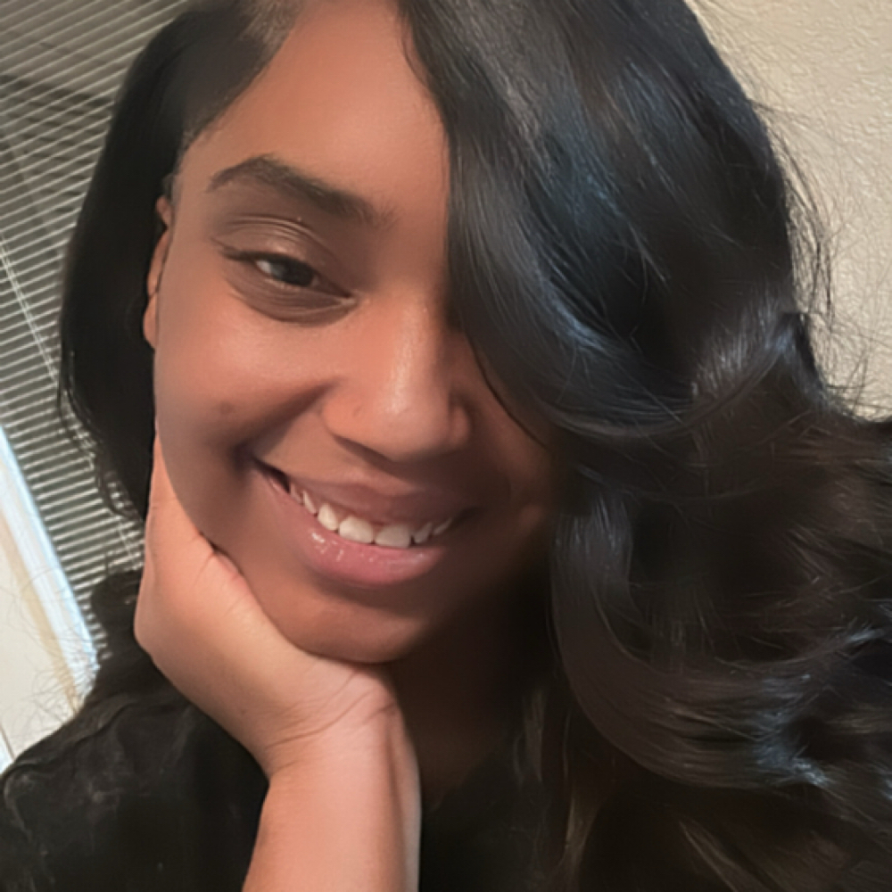 Anaya Gooley at Blossoms HTX Hair Studio in Spring, TX