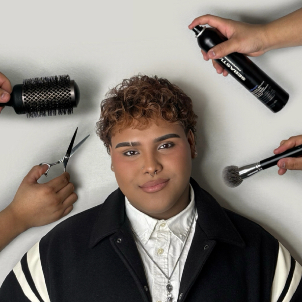 Xaiver Rodriguez at Ultra Visions Hair Salon in Etters, PA