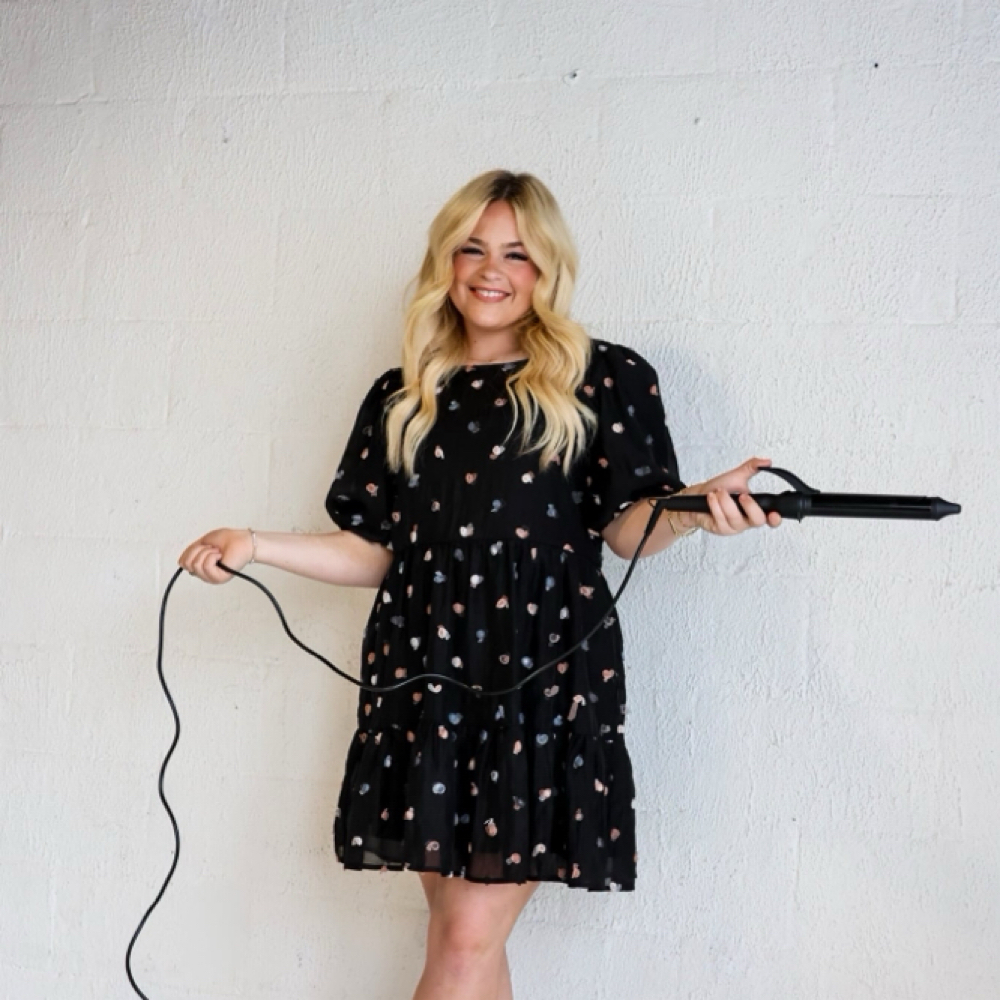 Maddie Jane Ball at Crowned Collective Hair Salon in Sevierville, TN