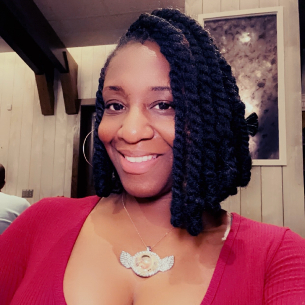 Tierra Smith at CTK Natural Hair Studio in Columbia, MD