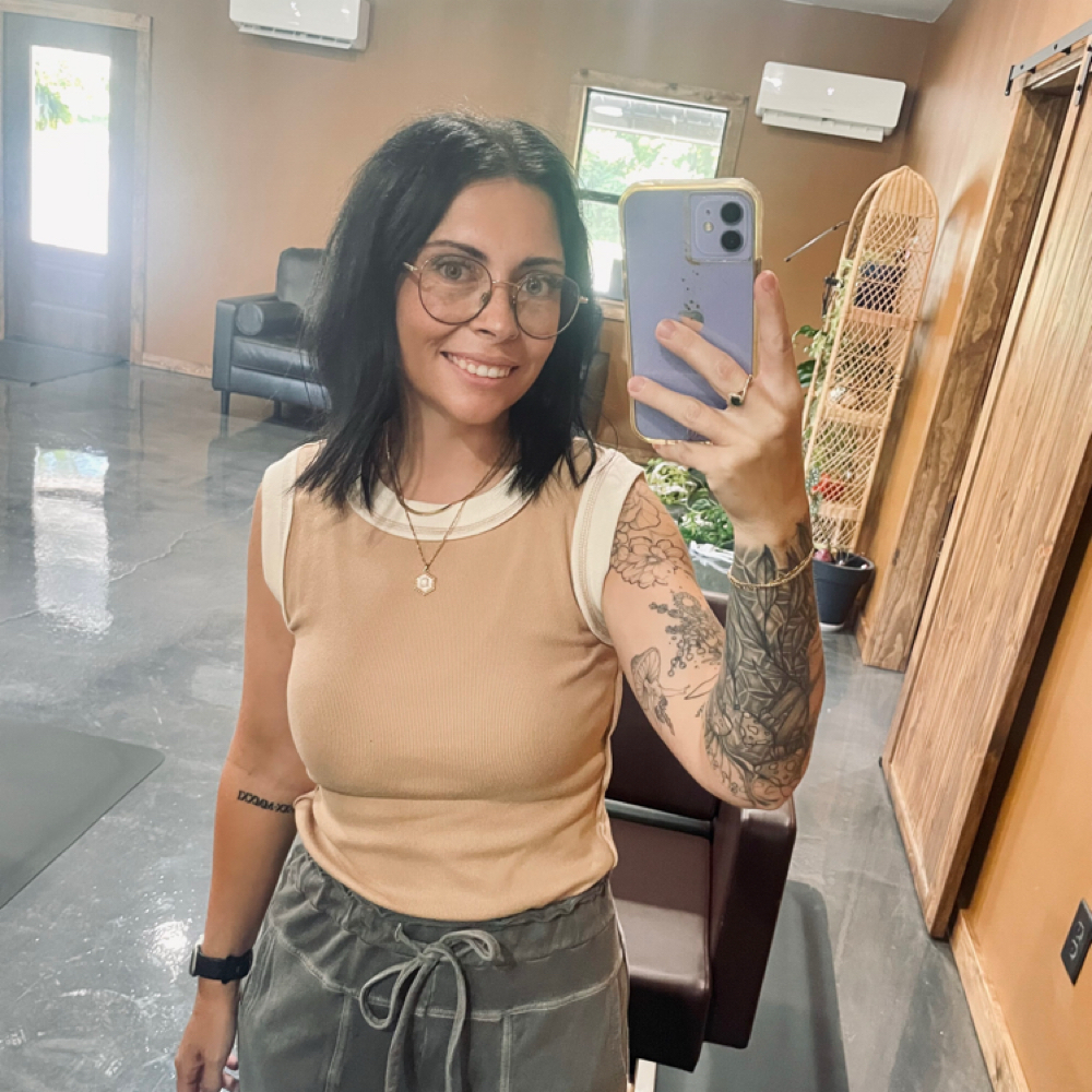 Danielle Scotten at Roots Hair Co. in Windsor, MO